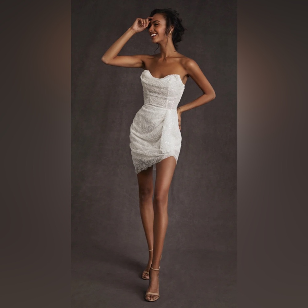 Katherine Tash Bridal Mia Mini Gown - Size 4